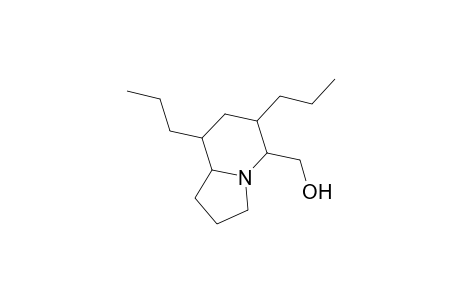 5-(hydroxymethyl)-6,8-dipropyl-indolizidine