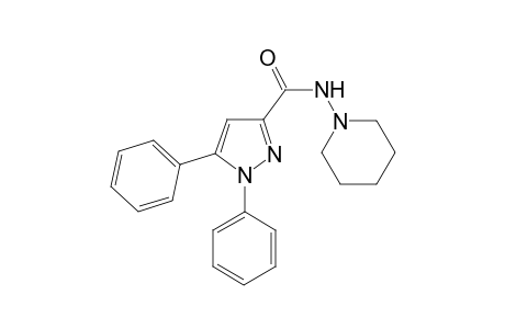N-Piperidinyl-1,5-diphenyl-1H-pyrazole-3-carboxamide