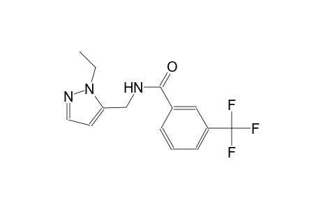 N-[(1-ethyl-1H-pyrazol-5-yl)methyl]-3-(trifluoromethyl)benzamide