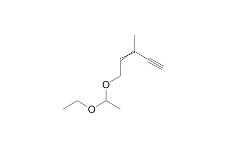 1-(1-Ethoxy)ethoxy-3-methyl-2-penten-4-yne