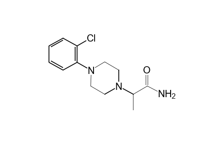 4-(o-chlorophenyl)-alpha-methyl-1-piperazineacetamide