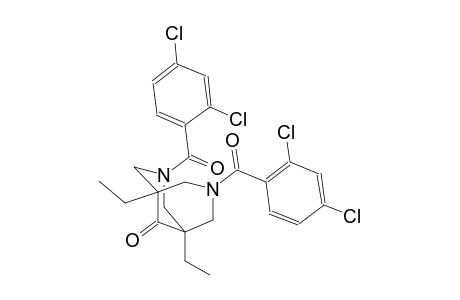 3,7-bis(2,4-dichlorobenzoyl)-1,5-diethyl-3,7-diazabicyclo[3.3.1]nonan-9-one
