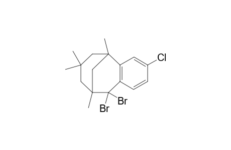 1,3,5,5-Tetramethyl-7,7-dibromo-4'-chloro-1',2'-benzobicyclo[3.3.1]non-2-ene