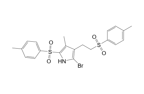 2-Bromo-4-methyl-5-tosyl-3-(2-tosylethyl)pyrrole