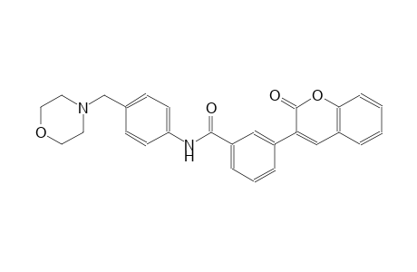 N-[4-(4-morpholinylmethyl)phenyl]-3-(2-oxo-2H-chromen-3-yl)benzamide