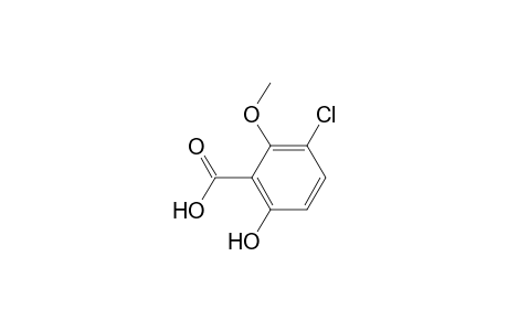 3-chloro-6-hydroxy-2-methoxybenzoic acid