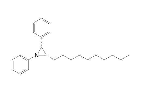 Aziridine, 2-decyl-1,3-diphenyl-, (2S-cis)-