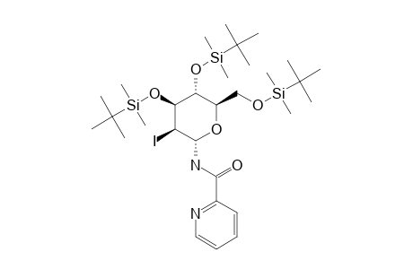 N-[3,4,6-TRIS-(O-TERT.-BUTYLDIMETHYLSILYL)-2-DEOXY-2-IODO-ALPHA-D-MANNOPYRANOSYL]-PYRIDINE-2-CARBOXAMIDE