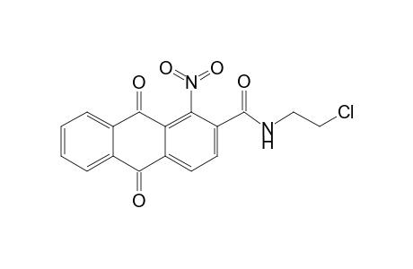 N-(2-chloroethyl)-1-nitro-9,10-bis(oxidanylidene)anthracene-2-carboxamide