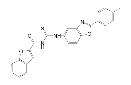 thiourea, N-(2-benzofuranylcarbonyl)-N'-[2-(4-methylphenyl)-5-benzoxazolyl]-