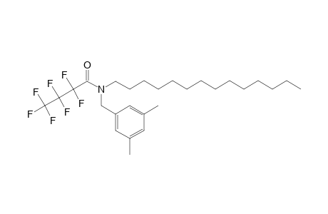 Heptafluorobutyramide, N-(3,5-dimethylbenzyl)-N-tetradecyl-