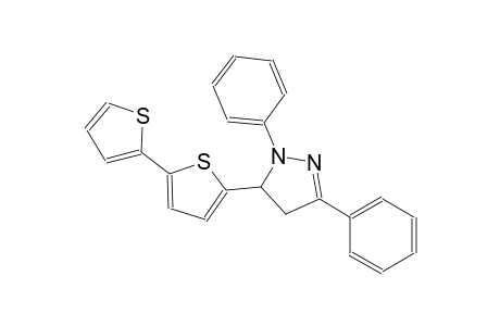 5-([2,2'-bithiophen]-5-yl)-1,3-diphenyl-4,5-dihydro-1H-pyrazole