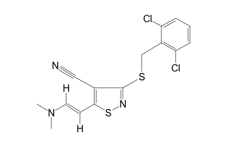 trans-3-[(2,6-DICHLOROBENZYL)THIO]-5-[2-(DIMETHYLAMINO)VINYL]-4-ISOTHIAZOLECARBONITRILE