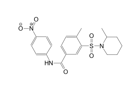 benzamide, 4-methyl-3-[(2-methyl-1-piperidinyl)sulfonyl]-N-(4-nitrophenyl)-