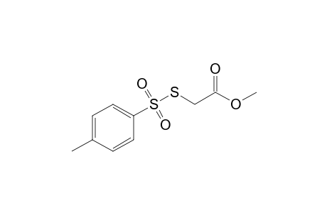 2-(tosylthio)acetic acid methyl ester