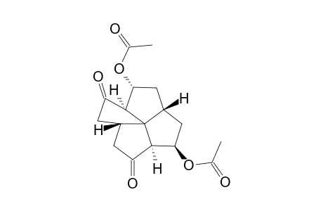 all-cis-8,12-Diacetoxytetracyclo[5.5.1.0(4,13).0(10,13)]tridecane-2,6-dione