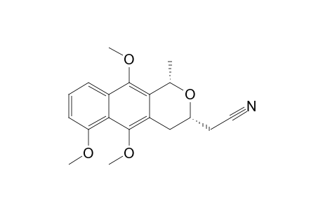 (1S,3S)-3-(Cyanomethyl)-3,4-dihydro-5,6,10-trimethoxy-1-methyl-1H-naphtho[2,3-c]pyran
