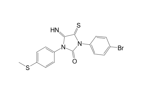 1-(4-Bromophenyl)-4-imino-3-(4-(methylthio)phenyl)-5-thioxoimidazolidin-2-one