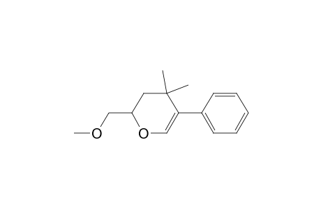 2H-Pyran, 3,4-dihydro-2-(methoxymethyl)-4,4-dimethyl-5-phenyl-