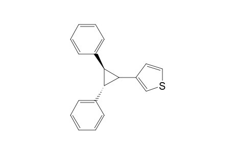 trans-3-(2,3-diphenylcyclopropanyl)thiophene