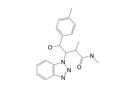 3-(benzotriazol-1-yl)-4-hydroxy-N,2-dimethyl-4-(4-methylphenyl)butyramide
