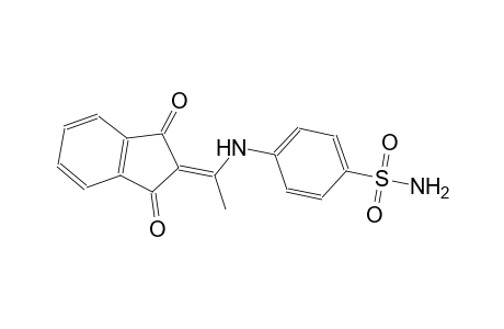 4-{[1-(1,3-dioxo-1,3-dihydro-2H-inden-2-ylidene)ethyl]amino}benzenesulfonamide