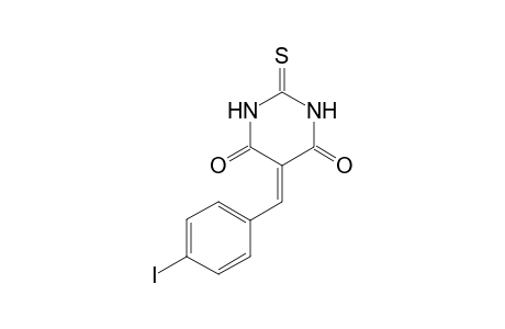 5-(4-iodobenzylidene)-2-thioxo-hexahydropyrimidine-4,6-quinone