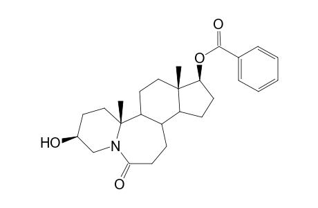 3-.beta.,17.beta.-Dihydroxy-5-aza-B-homoandrostan-6-one 17-Benzoate
