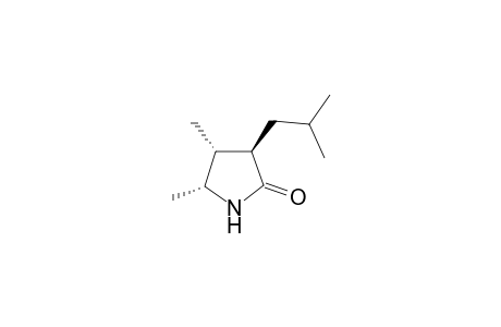 (3R,4R,5R)-3-Isobutyl-4,5-dimethylpyrrolidin-2-one