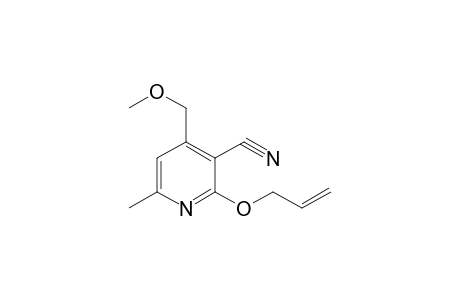 3-Pyridinecarbonitrile, 4-(methoxymethyl)-6-methyl-2-(2-propenyloxy)-