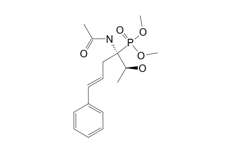 DIMETHYL-(2S,3R)-[1-(N-ACETYLAMINO)-2-HYDROXY-1-[(E)-3-PHENYL-2-PROPENYL]-PROPYL]-PHOSPHONATE