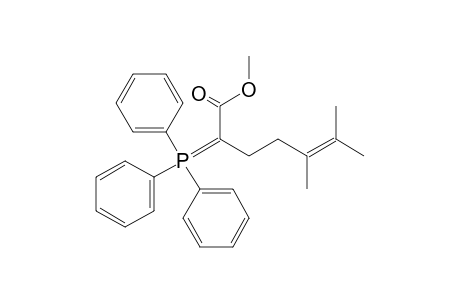 Methyl 5,6-Dimethyl-2-triphenylphosphoranylidene-5-heptenoate