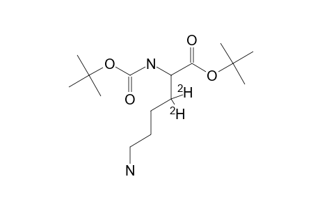 TERT.-BUTYL-6-AMINO-2-(TERT.-BUTOXYCARBONYLAMINO)-3,3-DIDEUTERIOHEXANOATE