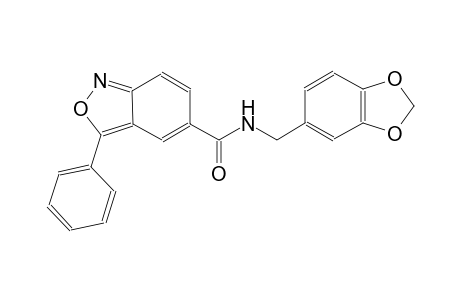 2,1-benzisoxazole-5-carboxamide, N-(1,3-benzodioxol-5-ylmethyl)-3-phenyl-