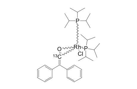 LABELED-TRANS-CHLOROBIS-(TRIISOPROPYLPHOSPHINE)-(ETA(2)-C,O-DIPHENYLKETENE)-RHODIUM