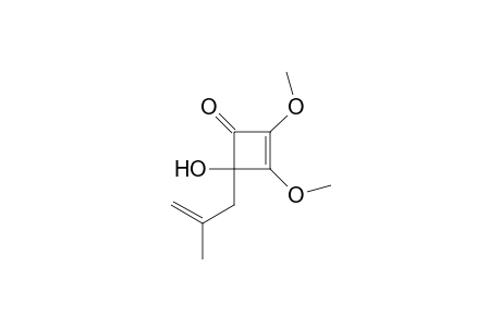 4-Hydroxy-2,3-dimethoxy-4-(2-methyl-2-propenyl)-2-cyclobuten-1-one