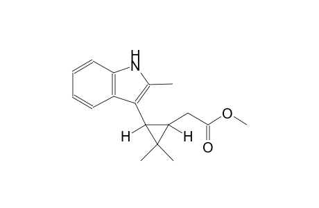 methyl [(1R,3S)-2,2-dimethyl-3-(2-methyl-1H-indol-3-yl)cyclopropyl]acetate