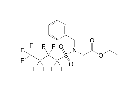 [Benzyl-(nonafluorobutane-1-sulfonyl)-amino]-acetic acid ethyl ester