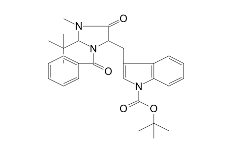 1H-Indole-1-carboxylic acid, 3-[[3-benzoyl-2-(1,1-dimethylethyl)-1-methyl-5-oxo-4-imidazolidinyl]methyl]-, 1,1-dimethylethyl ester, (2S-trans)-