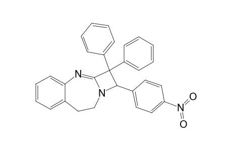 1-(4-Nitrophenyl)-2,2-diphenyl-1,2,8,9-tetrahydroazeto[2,1-b][1,3]benzodiazepine