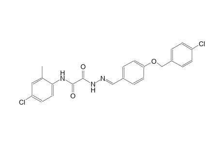 acetic acid, [(4-chloro-2-methylphenyl)amino]oxo-, 2-[(E)-[4-[(4-chlorophenyl)methoxy]phenyl]methylidene]hydrazide