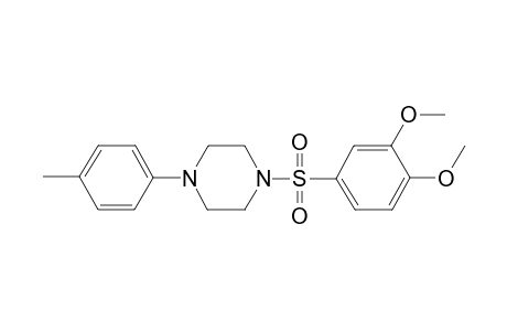 1-(3,4-Dimethoxy-benzenesulfonyl)-4-p-tolyl-piperazine