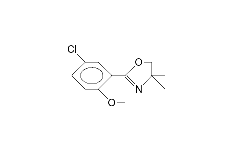 2-(2-Methoxy-5-chloro-phenyl)-4,4-dimethyl-1,3-oxazoline