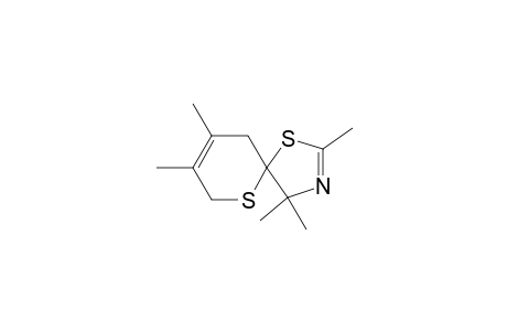 1,6-Dithia-3-azaspiro[4.5]deca-2,8-diene, 2,4,4,8,9-pentamethyl-