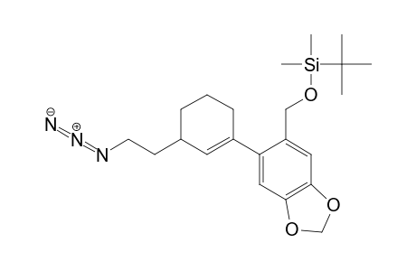 [6-[3-(2-azidoethyl)-1-cyclohexenyl]-1,3-benzodioxol-5-yl]methoxy-tert-butyl-dimethylsilane