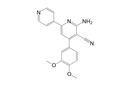6-amino-4-(3,4-dimethoxyphenyl)-[2,4'-bipyridine]-5-carbonitrile