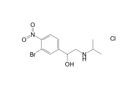 1-(3'-Bromo-4'-nitrophenyl)-2-isopropylaminoethanol Hydrochloride