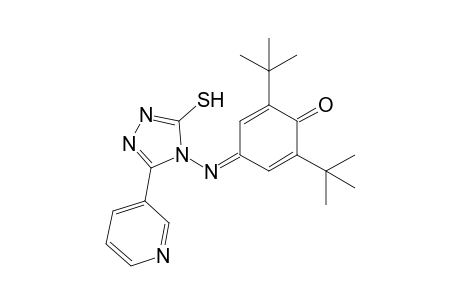 2,6-Di-tert-butyl-4-[5-(pyridin-3-yl)-3-sulfanyl-4H-1,2,4-triazole-4-ylimino]cyclohexa-2,5-dienone