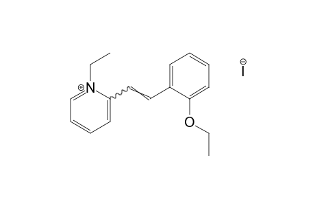 2-(o-ethoxystyryl)-1-ethylpyridinium iodide