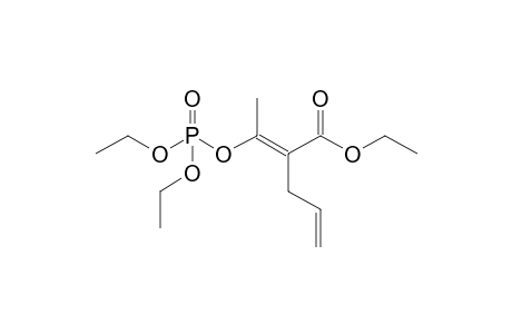 Ethyl 2-[1'-(diethoxyphosphoryloxy)ethylidene]-4-pentenoate